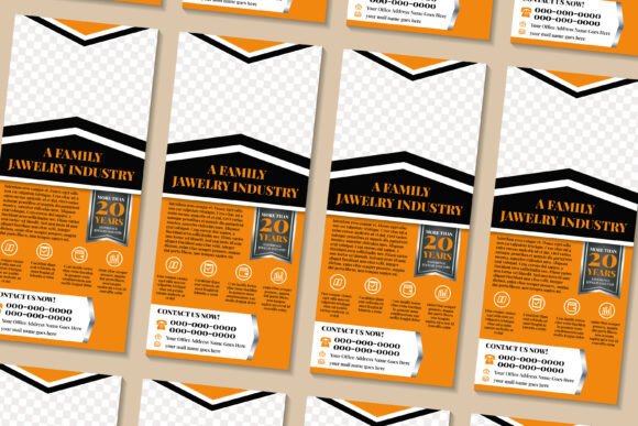 A Family Vertical Banner for Print Templates and Graphics