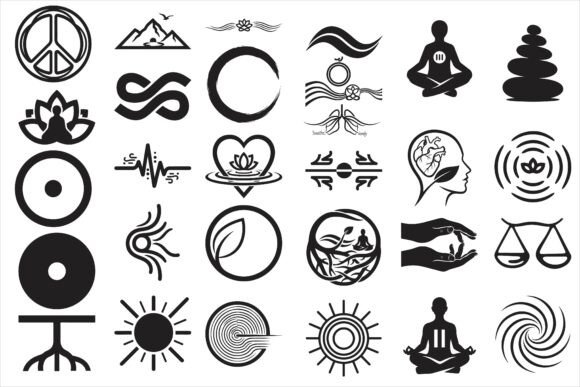 Calm and Mindful Living Graphics