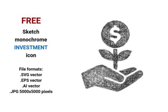 FREE Sketch Investment Icon - Graphics Freebie Review