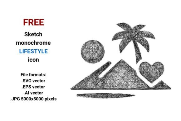 FREE Sketch Lifestyle Icon for Local Business Graphics