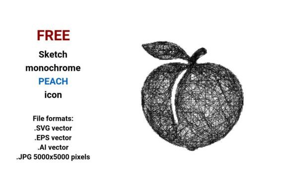 FREE Sketch Peach Icon Review for Embroidery Projects