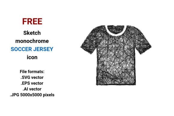FREE Sketch Soccer Jersey Icon Review